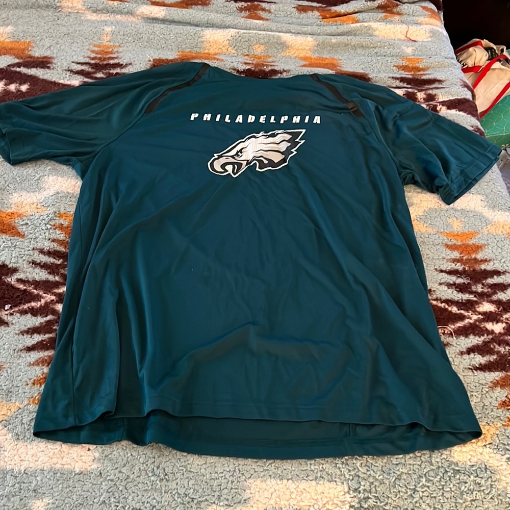 Gently used Philadelphia Eagles jersey t-shirt, size 2XL